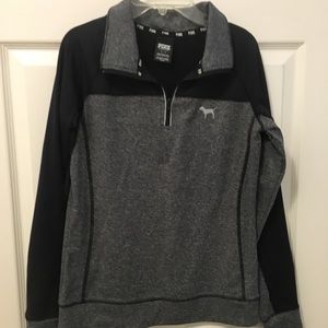 PINK gray and black hoodie/sweater